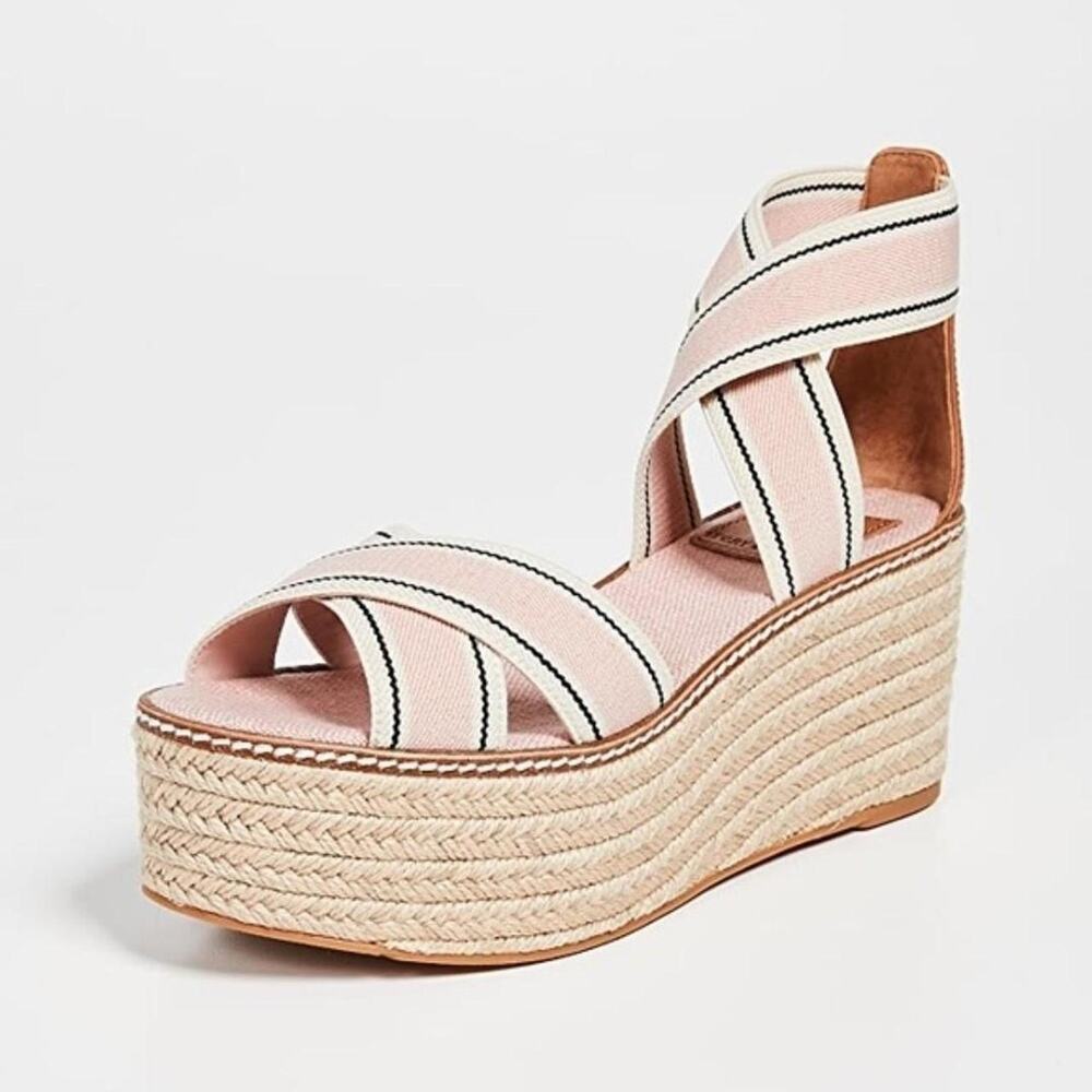 Tory Burch Frieda Espadrille Wedge Sandals